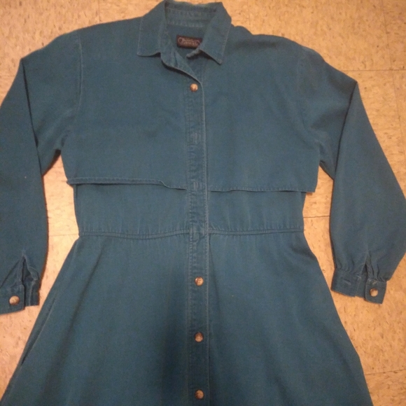 Vintage 80's Bentley Arbuckle Country Western Modest Swing Dress, Size:1… - Picture 5 of 10